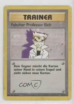 Imposter Professor Oak German Pokemon Base Set #73 1999 - Image 1