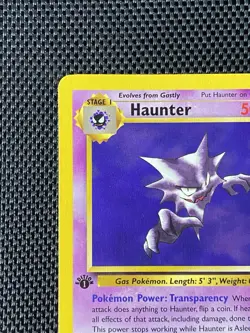Haunter 21 1st Edition Non Holo Fossil 1999 Pokemon LP+ - Image 2