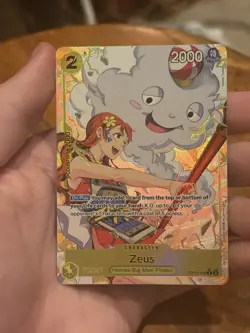 Zeus - OP11-106 (A Fist of Divine Speed) Alternate Art - Image 1