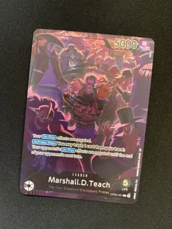 Marshall.D.Teach (English Version 2nd Anniversary Set) OP09-081 One Piece... - Image 1