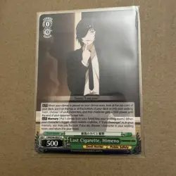 Weiss Schwarz Last Cigarette, Himeno Chainsaw Man CSM/S96-E037 Uncommon - Image 1