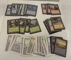 MTG Land Lot 4th Edition, Tempest, Revised Edition, Ice Age, Old Cards LP - Image 1