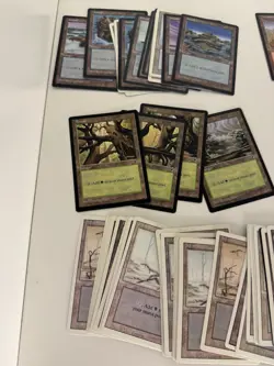 MTG Land Lot 4th Edition, Tempest, Revised Edition, Ice Age, Old Cards LP - Image 2