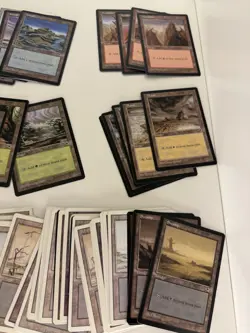 MTG Land Lot 4th Edition, Tempest, Revised Edition, Ice Age, Old Cards LP - Image 3