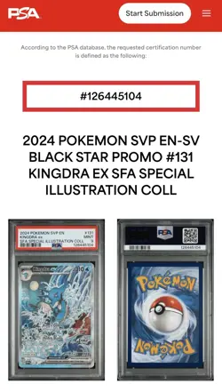 Kingdra ex 131 Sv: Scarlet & Violet Promo Cards Holo - Image 3