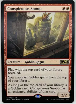 MTG Conspicuous Snoop Core Set 2021 Regular - Image 1