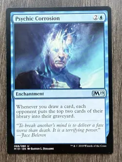 1x Psychic Corrosion Core Set 2019 Regular MTG NM English - Image 1