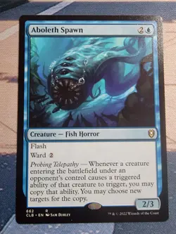 Aboleth Spawn - Commander Battle for Baldur's Gate - Rare - NM - MTG - CLB - Image 1