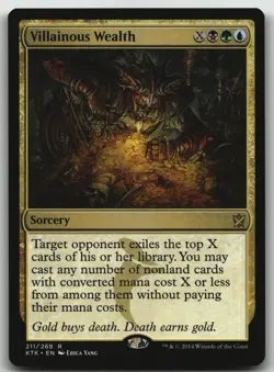 Villainous Wealth R Khans of Tarkir 211 LP - Image 1