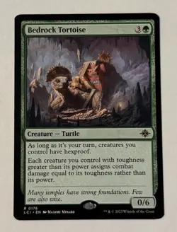 MTG Bedrock Tortoise - The Lost Caverns of Ixalan LP - Image 1
