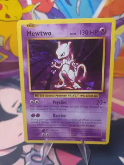Pokemon 2016 Mewtwo 51/108 Cracked Ice Holo XY Evolutions Rare LP-HP Condition - Image 1
