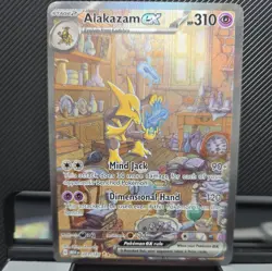 Pokemon Alakazam ex – 201/165 – SV Scarlet & Violet 151 – Near Mint - Image 1