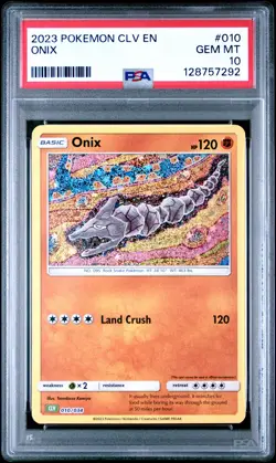 2023 POKEMON CLV-TRADING CARD GAME CLASSIC VENUSAUR & LUGIA EX DECK ONIX PSA 10 - Image 1