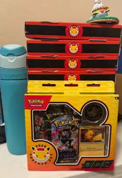 10x Pokemon Day 2026 Collection Boxes- 3 Booster Packs + Exclusive Pikachu Promo - Image 2