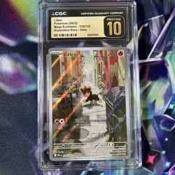 Litleo 139/132 Pokemon Mega Evolution Holo Illustration Rare CGC 10 PRISTINE - Image 1