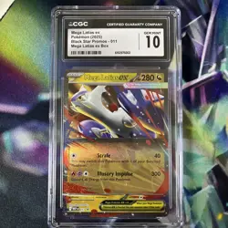CGC 10 Mega Latias ex 011 Holo Black Star Promo Pokemon Card - Image 1