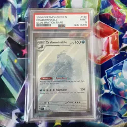 POKEMON CRABOMINABLE #149 STELLAR CROWN ILLUSTRATION RARE PSA 9 - Image 1