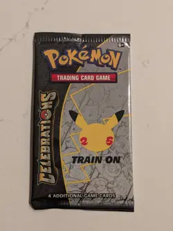 Pokemon TCG Celebrations 25th Anniversary Booster Pack Sealed - Image 2