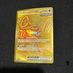Pokemon TCG Prismatic Evolutions Walking Wake EX 178/131 Hyper Rare Gold fresh - Image 1