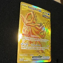 Pokemon TCG Prismatic Evolutions Walking Wake EX 178/131 Hyper Rare Gold fresh - Image 2