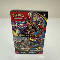 🚨 Pokemon TCG Mega Evolution Booster Bundle Sealed (Includes 6 Booster Packs) - Image 1