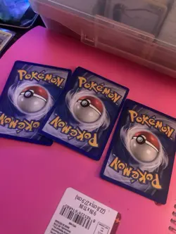 Vintage Pokemon TCG Grass Energy 162/165 Darkness 93/109 Metal Free Shipping - Image 2