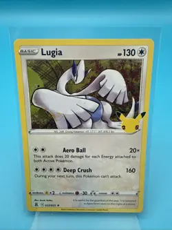 Pokemon Card Lugia 022/025 Holo Rare Celebrations 25th Anniversary NM - Image 1