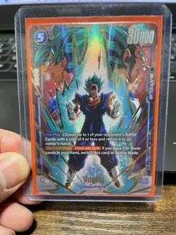 Dragon Ball Fusion World Vegito Secret Rare Card Alt Art FB02-139 - Image 1