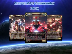 Custom MTG Commander – Marvel Heroic 100 Cards Full Art + Bonus (Without Box) - Image 1