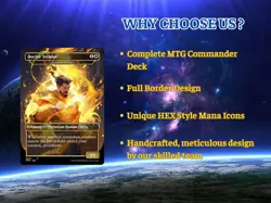 Custom MTG Commander – Marvel Heroic 100 Cards Full Art + Bonus (Without Box) - Image 2