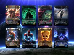 Custom MTG Commander – Marvel Heroic 100 Cards Full Art + Bonus (Without Box) - Image 5