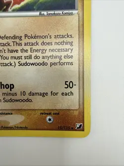 Sudowoodo 15/115 EX Unseen Forces Holo Rare Pokemon Card - Image 5