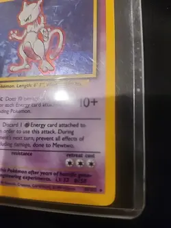 1999 Mewtwo Holo Rare Pokemon Card TCG Base Set 10/102 - Image 3