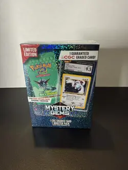 Pokemon TCG: Limited Edition Mystery Gems (1 Graded Card/1 Pack) Factory Sealed* - Image 2