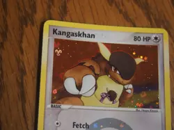 Pokemon 2004 Pokemon Fire Red Leaf Green Kangaskhan foil card, mint condition - Image 3