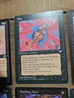 Magic The Gathering Lot Alliances Black LP X10 Cards - Image 5
