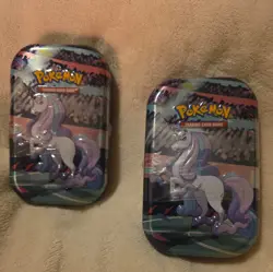 Pokemon Trading Card Game Sealed Galar Power Mini Tin Lot of 2 - Image 1