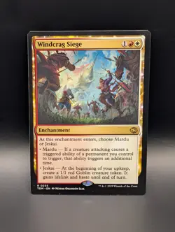 MTG - Windcrag Siege - Non-Foil - Enchantment - TDM #235 - Rare - Image 1