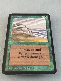 Hurricane Mtg Alpha—Moderately Played Very Good—Vintage Magic: the Gathering - Image 3