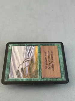 Hurricane Mtg Alpha—Moderately Played Very Good—Vintage Magic: the Gathering - Image 5