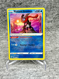 Radiant Greninja 046/189 Astral Radiance Radiant Rare Pokemon - Image 1