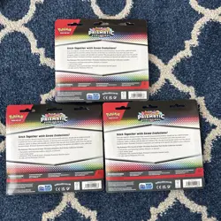 Pokemon TCG Prismatic Evolutions Tech Sticker Collection Set Lot Of 3 Sealed New - Image 2