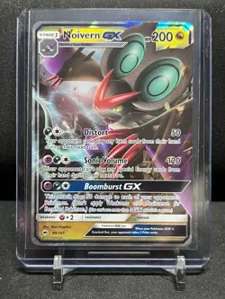 Noivern GX 99/147 Ultra Rare Holo Pokemon 2017 Burning Shadows - LP - Image 1