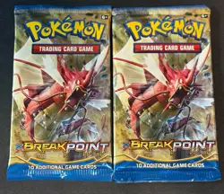 Pokemon TCG 2016 XY Breakpoint Booster Pack Gyarados Art Factory Sealed Lot 2 - Image 1