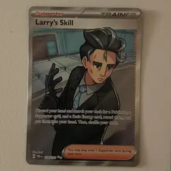 Larry's Skill Pokemon TCG Scarlet & Violet Prismatic Evolutions 139/131 NM - Image 1