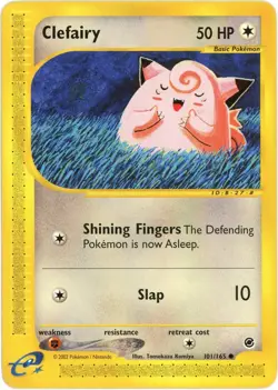 Clefairy - 101/165 - Expedition (EX) 2002 - Pokemon - English - E-Reader - Image 1
