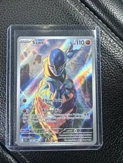 Pokemon TCG Sawk 130/086 Illustration Rare Sv: White Flare - Image 1