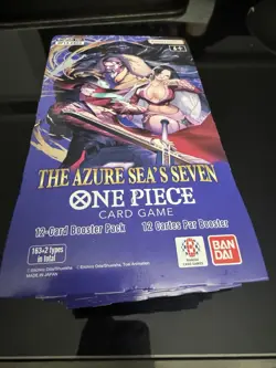 One Piece TCG The Azure Sea’s Seven OP-14 Sleeved Booster Pack Lot Of 10 sealed - Image 1