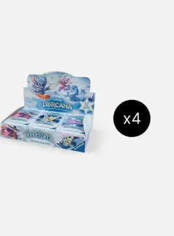 Factory Sealed Disney Lorcana: Winterspell Booster Box CASE 4 Boxes - Image 1