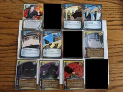 Naruto Tcg CCG 9 Itachi Uchiha Cards For Collection English Near Mint - Image 1